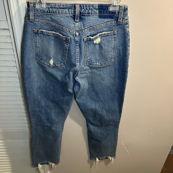 abercombie and fitch Women's Distressed Blue Jeans SIZE 27 NWOT - Picture 3 of 5